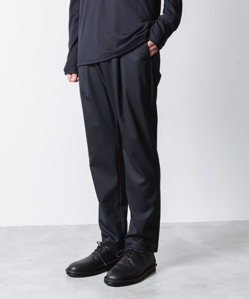 ATTACHMENT(アタッチメント)の「T/W/SI ストレッチギャバジン レギュラーフィット イージートラウザーズ / T/W/SI STRETCH GABARDINE REGULAR FIT EASY TROUSERS(スラックス・メンズ・グレー系/ブラック/ブラック系/ダークネイビー・1/2/3/4)」の18枚目の写真