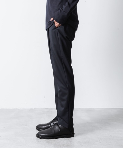 ATTACHMENT(アタッチメント)の「T/W/SI ストレッチギャバジン レギュラーフィット イージートラウザーズ / T/W/SI STRETCH GABARDINE REGULAR FIT EASY TROUSERS(スラックス・メンズ・グレー系/ブラック/ブラック系/ダークネイビー・1/2/3/4)」の19枚目の写真