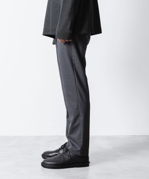 ATTACHMENT(アタッチメント)の「T/W/SI ストレッチギャバジン レギュラーフィット イージートラウザーズ / T/W/SI STRETCH GABARDINE REGULAR FIT EASY TROUSERS(スラックス・メンズ・グレー系/ブラック/ブラック系/ダークネイビー・1/2/3/4)」の10枚目の写真
