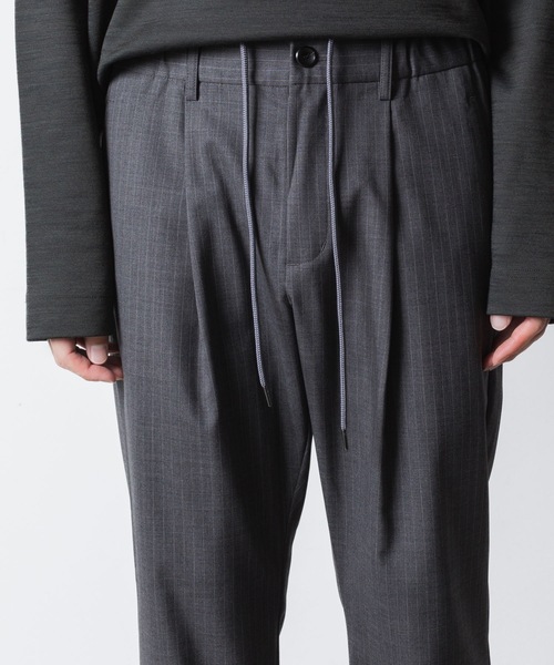 ATTACHMENT(アタッチメント)の「T/W/SI ストレッチギャバジン レギュラーフィット イージートラウザーズ / T/W/SI STRETCH GABARDINE REGULAR FIT EASY TROUSERS(スラックス・メンズ・グレー系/ブラック/ブラック系/ダークネイビー・1/2/3/4)」の12枚目の写真