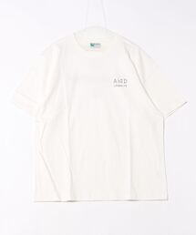 ALMOND（アーモンド）の「OFF SHORE ALMOND LOGO TEE / アーモンドロゴプリント半袖T-シャツ（Tシャツ/カットソー）」