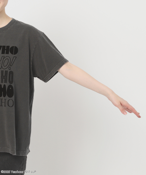 GOOD ROCK SPEED(グッドロックスピード)の「別注【GOOD ROCK SPEED】フロッキーT(Tシャツ/カットソー・レディース・ブラウン/チャコールグレー/ベージュ/ネイビー・FREE)」の8枚目の写真