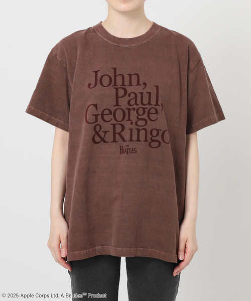 GOOD ROCK SPEED(グッドロックスピード)の「別注【GOOD ROCK SPEED】フロッキーT(Tシャツ/カットソー・レディース・ブラウン/チャコールグレー/ベージュ/ネイビー・FREE)」の15枚目の写真