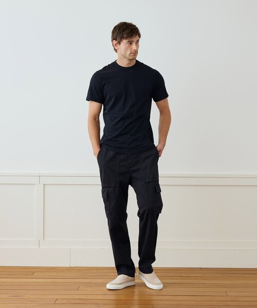 JAMES PERSE(ジェームスパース)の「コットンスラブ カーゴパンツ MACS1439(カーゴパンツ・メンズ・ベージュ/ブラック・0/2)」の3枚目の写真