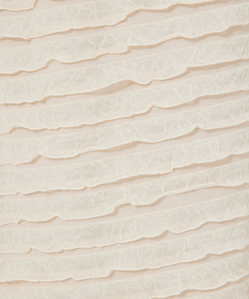 abahouse mavie（アバハウスマヴィ）の「フリルティアードスカート（スカート・レディース・チャコールグレー/アイボリー/ダークブラウン・フリー）」の7枚目の写真