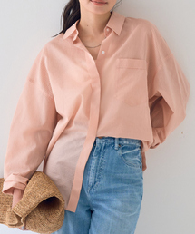 Rouge vif Anna | 【新色登場!】バックツイストピンストシャツ(シャツ/ブラウス)