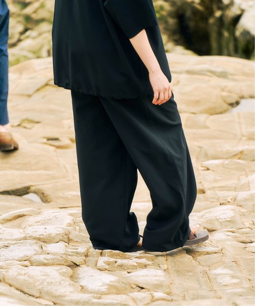 417 EDIFICE（フォーワンセブンエディフィス）の「追加 "WEB限定" オーバーサイズシャツ＆ワイドスラックス サイクルセットアップ（シャツ/ブラウス・メンズ・ブラック/ネイビー・X-LARGE/LARGE/MEDIUM）」の3枚目の写真