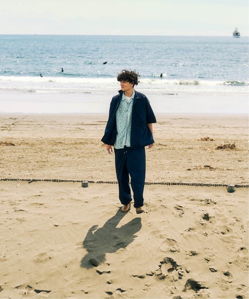 417 EDIFICE（フォーワンセブンエディフィス）の「追加 "WEB限定" オーバーサイズシャツ＆ワイドスラックス サイクルセットアップ（シャツ/ブラウス・メンズ・ブラック/ネイビー・X-LARGE/LARGE/MEDIUM）」の9枚目の写真