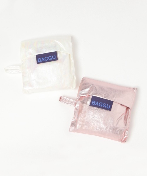 BAGGU（バグー）の「BABY BAGGU メタリック（エコバッグ/サブバッグ・レディース・ゴールド/ホワイト系/ピンク系/シルバー・FREE）」の11枚目の写真