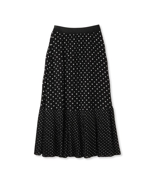 QUEENS COURT(クイーンズコート)の「シフォンドットティアードスカート≪手洗い可能≫(スカート・レディース・ブラック系その他/ホワイト系その他・M)」の22枚目の写真