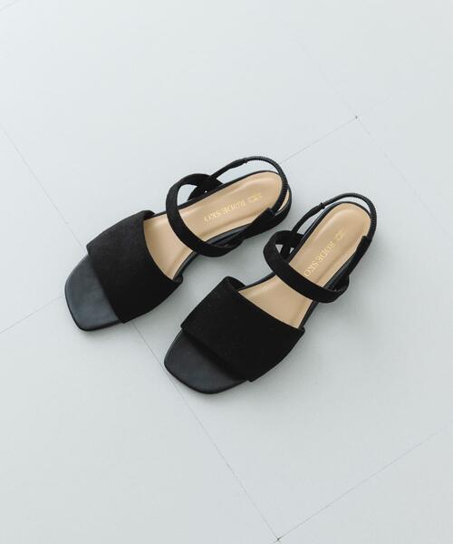 RODE SKO(ロデスコ)の「バックゴムサンダル(サンダル・レディース・ブラック/シルバー/ベージュ系その他・36/37/38)」の1枚目の写真