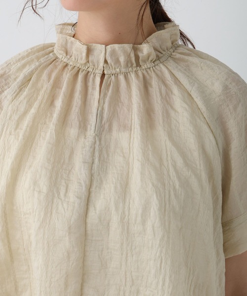 Elura（エルーラ）の「ドビーストライプブラウス/452428（シャツ/ブラウス・レディース・ライトイエロー/オフホワイト/ブラック・FREE）」の17枚目の写真