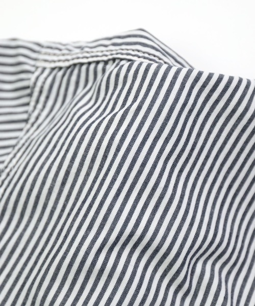 OMNIGOD（オムニゴッド）の「[OMNIGOD mens / オムニゴッド] ストライプセルヴィッジブロード ワークシャツⅢ（シャツ/ブラウス・メンズ・ブルー系その他・2/3/4）」の4枚目の写真