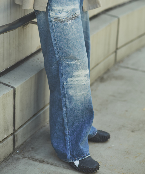 JOURNAL STANDARD（ジャーナルスタンダード）の「トランスファー デニム キャノン 5 ポケット パンツ（デニムパンツ・メンズ・ダークブルー/コバルトブルー・SMALL/MEDIUM/LARGE）」の11枚目の写真