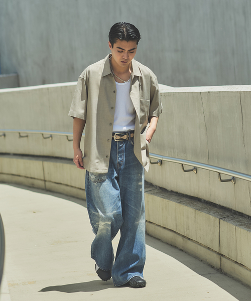 JOURNAL STANDARD（ジャーナルスタンダード）の「トランスファー デニム キャノン 5 ポケット パンツ（デニムパンツ・メンズ・ダークブルー/コバルトブルー・SMALL/MEDIUM/LARGE）」の14枚目の写真