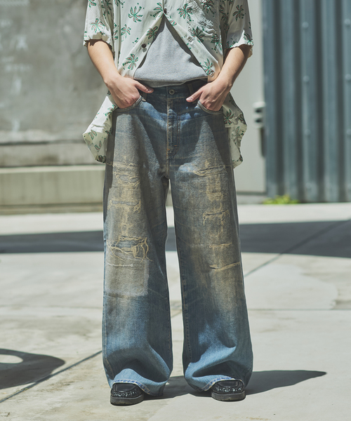 JOURNAL STANDARD（ジャーナルスタンダード）の「トランスファー デニム キャノン 5 ポケット パンツ（デニムパンツ・メンズ・ダークブルー/コバルトブルー・SMALL/MEDIUM/LARGE）」の15枚目の写真