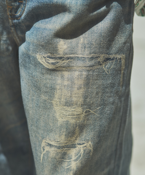 JOURNAL STANDARD（ジャーナルスタンダード）の「トランスファー デニム キャノン 5 ポケット パンツ（デニムパンツ・メンズ・ダークブルー/コバルトブルー・SMALL/MEDIUM/LARGE）」の20枚目の写真