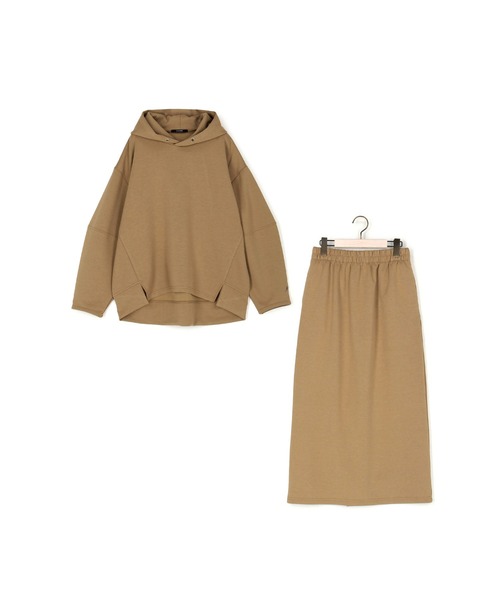 Grand PARK（グランドパーク）の「【セット企画】パーカー＋スカート（ワンピース・レディース・ベージュ/ブラック/杢グレー・FREE）」の18枚目の写真