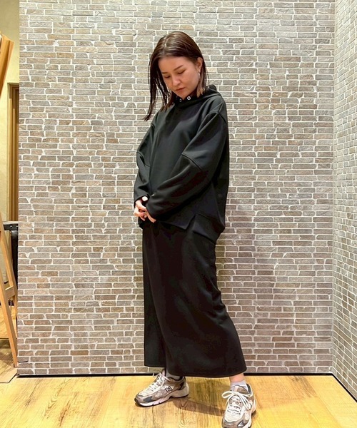 Grand PARK（グランドパーク）の「【セット企画】パーカー＋スカート（ワンピース・レディース・ベージュ/ブラック/杢グレー・FREE）」の21枚目の写真