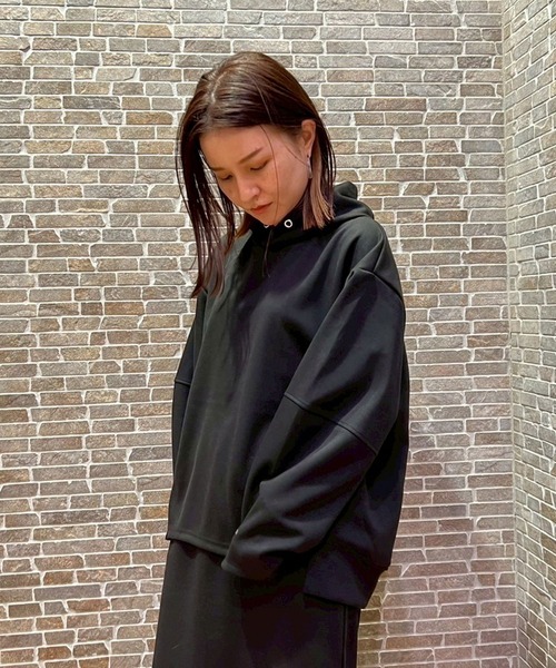 Grand PARK（グランドパーク）の「【セット企画】パーカー＋スカート（ワンピース・レディース・ベージュ/ブラック/杢グレー・FREE）」の20枚目の写真