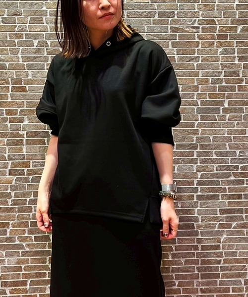 Grand PARK（グランドパーク）の「【セット企画】パーカー＋スカート（ワンピース・レディース・ベージュ/ブラック/杢グレー・FREE）」の19枚目の写真