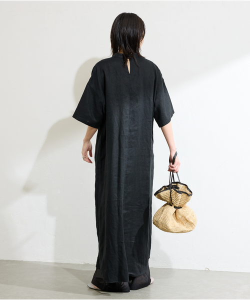 JOURNAL STANDARD(ジャーナルスタンダード)の「FRONT OPEN ワンピース(ワンピース・レディース・イエロー/ブラック/チョコ・FREE)」の10枚目の写真