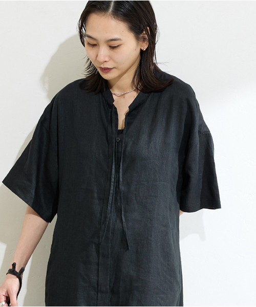 JOURNAL STANDARD(ジャーナルスタンダード)の「FRONT OPEN ワンピース(ワンピース・レディース・イエロー/ブラック/チョコ・FREE)」の13枚目の写真