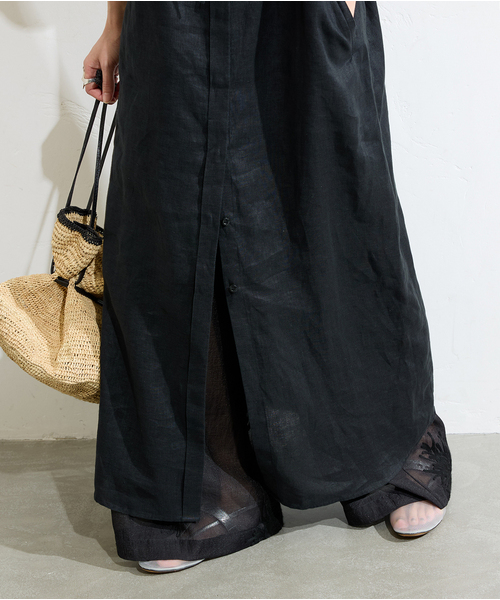 JOURNAL STANDARD(ジャーナルスタンダード)の「FRONT OPEN ワンピース(ワンピース・レディース・イエロー/ブラック/チョコ・FREE)」の14枚目の写真