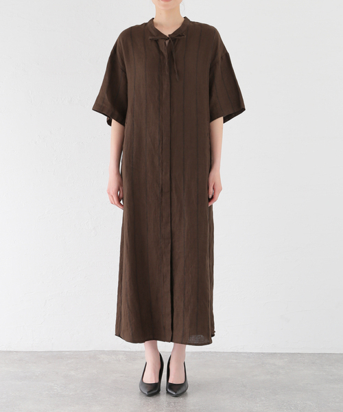 JOURNAL STANDARD(ジャーナルスタンダード)の「FRONT OPEN ワンピース(ワンピース・レディース・イエロー/ブラック/チョコ・FREE)」の5枚目の写真