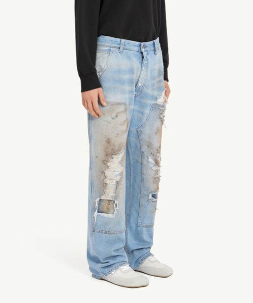 m*l様 美品 24SS メゾンマルジェラ MM6 デニム パンツ メゾンマルジェラ MM6 24SS S62LB0163 DENIM PANTS 買取実績