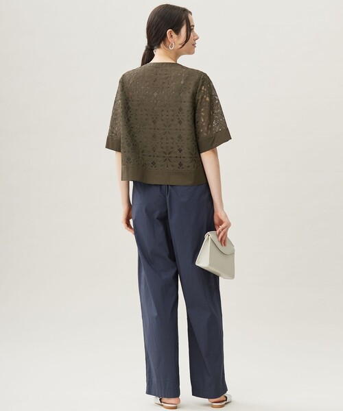 セール】フラワータイルレース ブラウス（シャツ/ブラウス）｜自由区