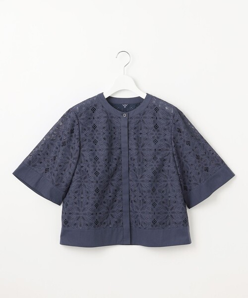 セール】フラワータイルレース ブラウス（シャツ/ブラウス）｜自由区