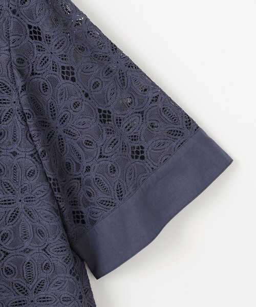 セール】フラワータイルレース ブラウス（シャツ/ブラウス）｜自由区