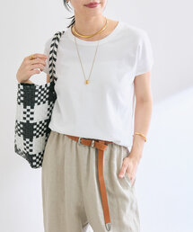 RIVE DROITE | 【汗染み防止/ON・OFF兼用】ガードスウェットフレンチTee(Tシャツ/カットソー)