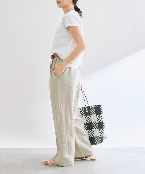 RIVE DROITE（リヴドロワ）の「【汗染み防止/ON・OFF兼用】ガードスウェットフレンチTee（Tシャツ/カットソー・レディース・グレー系その他/ピンク/オフホワイト・FREE）」の6枚目の写真