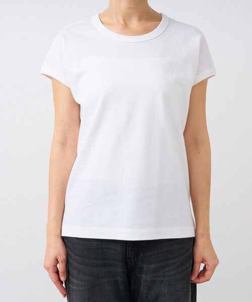 RIVE DROITE（リヴドロワ）の「【汗染み防止/ON・OFF兼用】ガードスウェットフレンチTee（Tシャツ/カットソー・レディース・グレー系その他/ピンク/オフホワイト・FREE）」の11枚目の写真