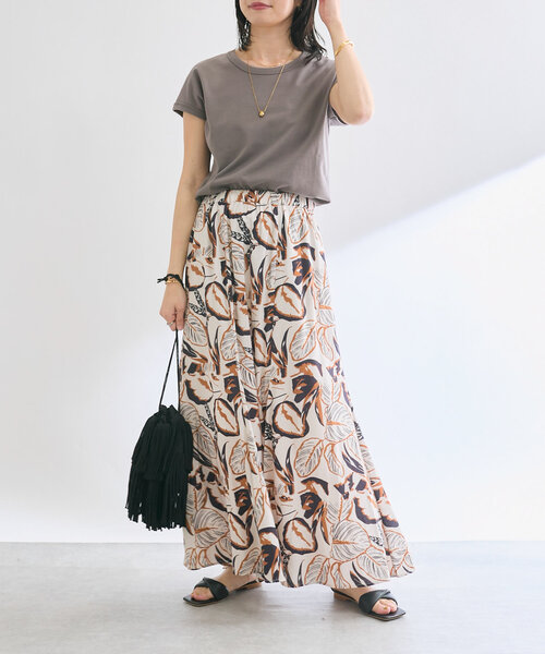 RIVE DROITE（リヴドロワ）の「【汗染み防止/ON・OFF兼用】ガードスウェットフレンチTee（Tシャツ/カットソー・レディース・グレー系その他/ピンク/オフホワイト・FREE）」の19枚目の写真