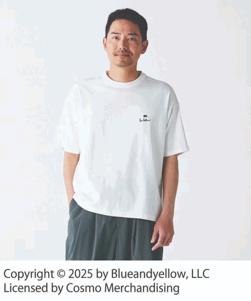 Sunny clouds（サニークラウズ）の「サニークラウズ　ｆｅａｔ．　Ｓｗｉｍｍｙ　スイミーＴシャツ（Tシャツ/カットソー・メンズ・ネイビー/ホワイト・M/L）」の2枚目の写真