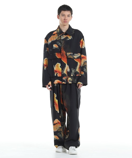 Y-3(ワイスリー)の「Y-3 AOP SPORT UNIFORM COACH JACKET(ブルゾン・メンズ・ブラック・SMALL/X-SMALL/X-LARGE/LARGE/MEDIUM)」の4枚目の写真