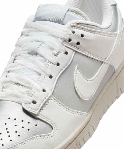 【NIKE】ウィメンズ ダンク ロー ネクストネイチャー 白×グレー NIKE公式】ナイキ ダンク LOW ネクスト ネイチャー ウィメンズ