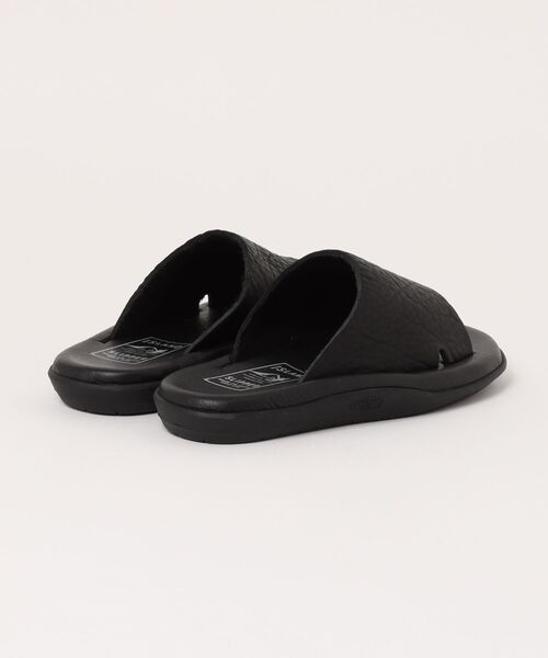 ISLAND SLIPPER（アイランドスリッパ）の「アイランドスリッパ /PB705BH BLACK / レザーシャワーサンダル（サンダル・メンズ・ブラック・5/6/7/8/9/10/11）」の2枚目の写真