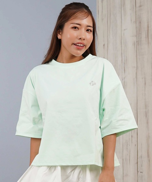 GYDA（ジェイダ）の「GYDA/ジェイダ UVケア ラッシュガード 半袖ラッシュ バルーンバニー 404630（Tシャツ/カットソー・レディース・ブラック/ミント/パープル/ホワイト・M）」の16枚目の写真