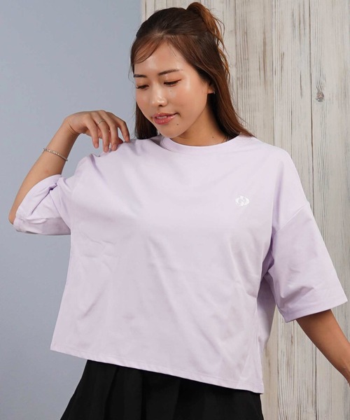 GYDA（ジェイダ）の「GYDA/ジェイダ UVケア ラッシュガード 半袖ラッシュ バルーンバニー 404630（Tシャツ/カットソー・レディース・ブラック/ミント/パープル/ホワイト・M）」の21枚目の写真