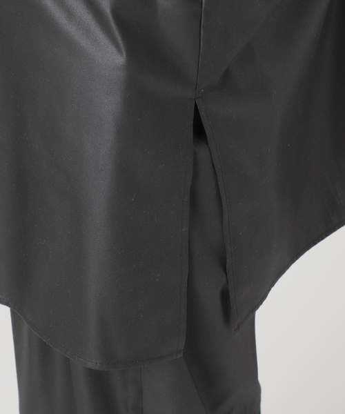 Simplicite（サンプリシテ）の「《2点セット》手洗い可 / チンツ加工ロングキャミソール / パンツセット（つなぎ/オールインワン・レディース・ブラック/ベージュ・FREE）」の16枚目の写真