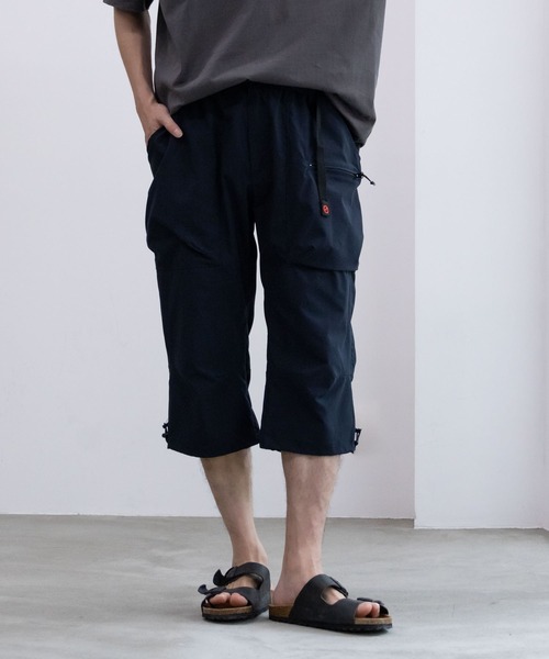 OUTDOOR ポリストレッチ ワーククライミングクロップドパンツ