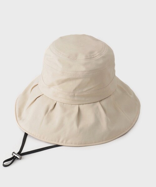 OPAQUE.CLIP（オペークドットクリップ）の「2WAYギャザーハット（ハット・レディース・ライトグレー/ブラック/ベージュ・00）」の10枚目の写真