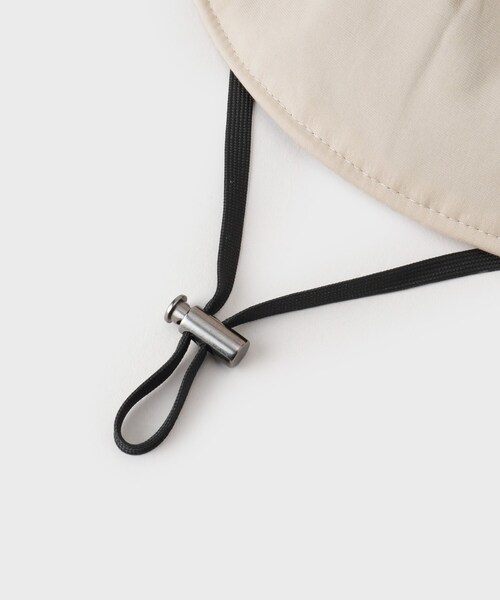 OPAQUE.CLIP（オペークドットクリップ）の「2WAYギャザーハット（ハット・レディース・ライトグレー/ブラック/ベージュ・00）」の4枚目の写真