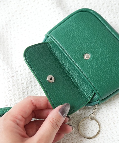 セール】【 Port / ポート 】 キーチェーン付き コンパクト フラット