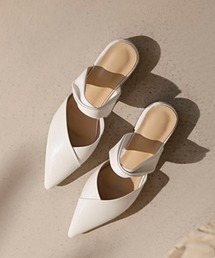 VIVID LADY（ビビッドレディー）の「クロスデザインフラットミュール サンダル（サンダル）」