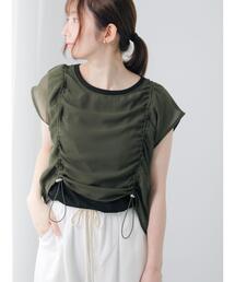 Te chichi TERRASSE（テチチテラス）の「レイヤードドロストトップス（その他トップス）」